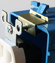 g clip electrical box|repair stripped plastic electrical box.